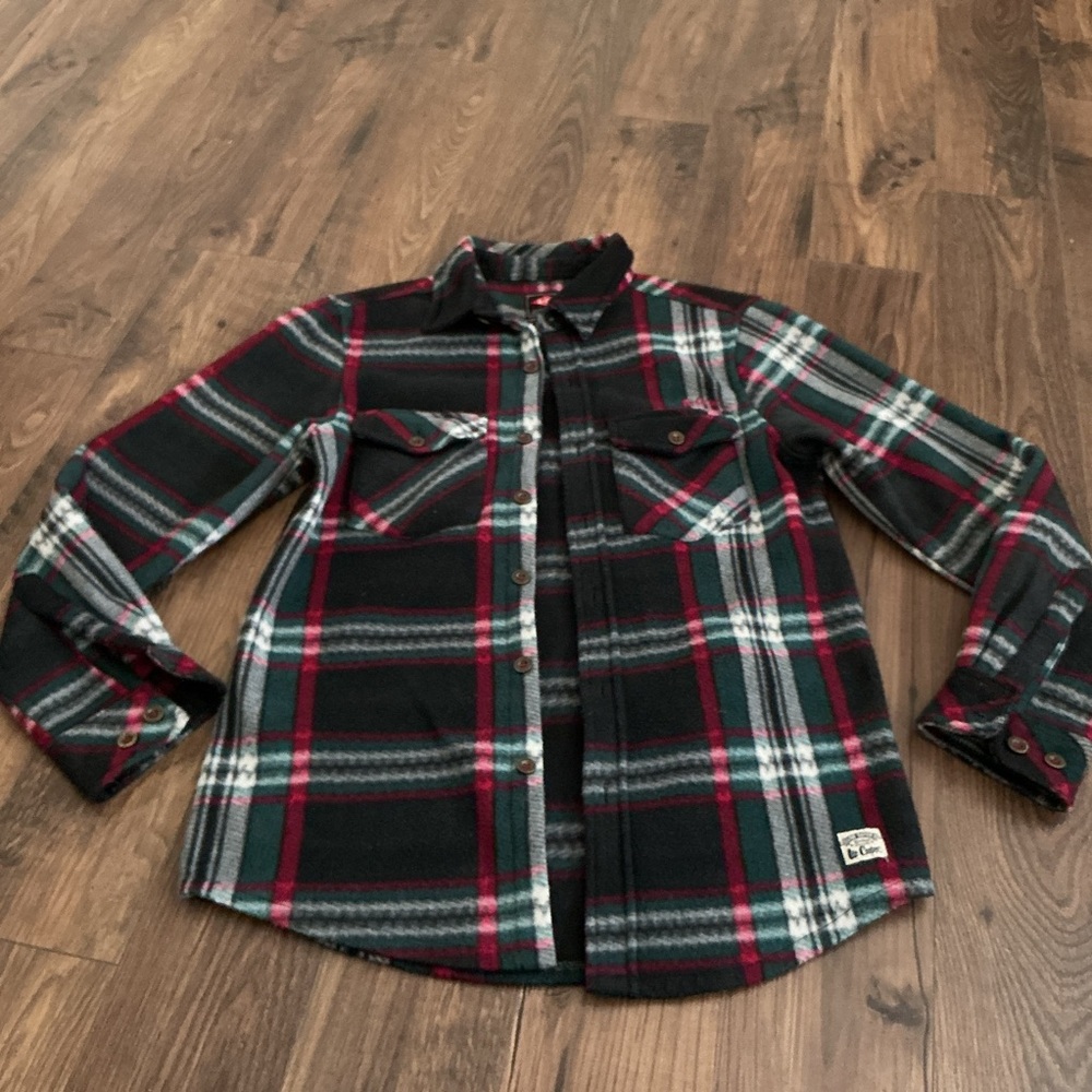 Lee Cooper Plaid Flannel Button Up Grunge Normcore Lumberjack Cozy Mens Small